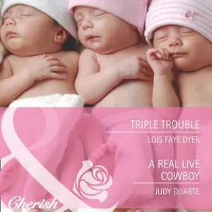 Triple Trouble / A Real Live Cowboy: Triple Trouble (Fortunes of Texas) / A Real Live Cowboy (Fortunes of Texas) (Mills & Boon Cherish): First edition Buy Direct