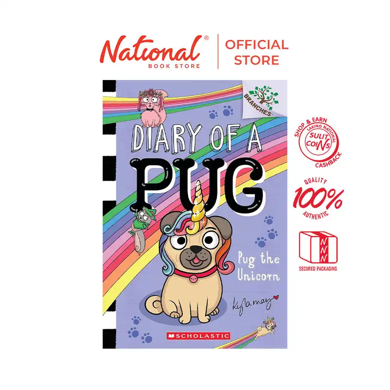 -PRE-ORDER- Pug The Unicorn: A Branches Book Diary of A Pug 14 by Kyla May - Trade Paperback Wholesale