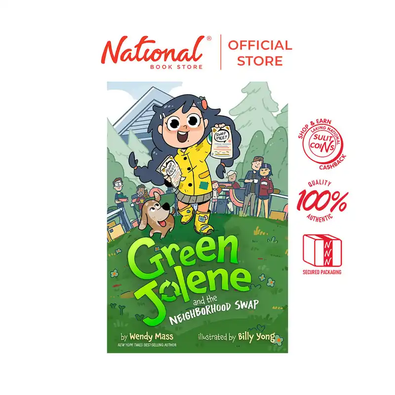 PRE-ORDER-Green Jolene:Green Jolene AND The Neighborhood Swap by Wendy Mass-Trade Paperback One DAY Deal
