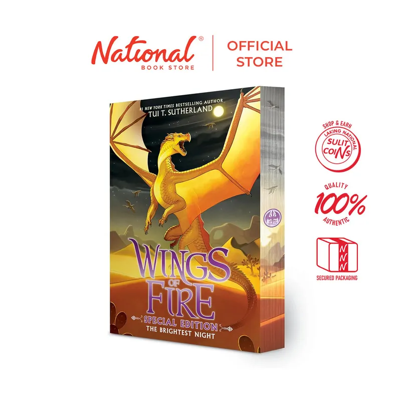 Wings Of Fire Book 05: The Brightest Night: Special Edition by Tui T. Sutherland Trade Paperback - Express Delivery