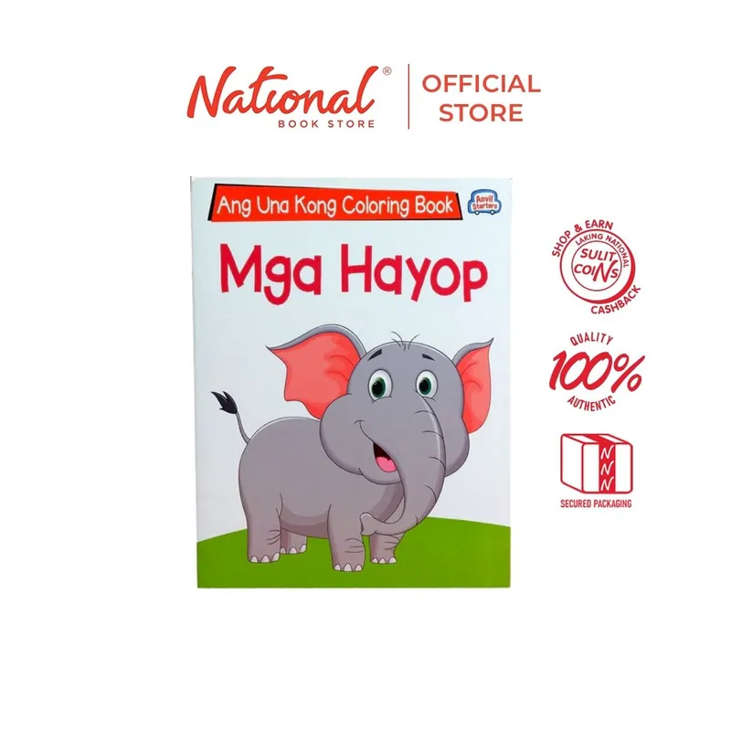 Ang Una Kong Coloring Book Mga Hayop - Trade Paperback - Activity & Workbooks for Kids Editor’s Pick