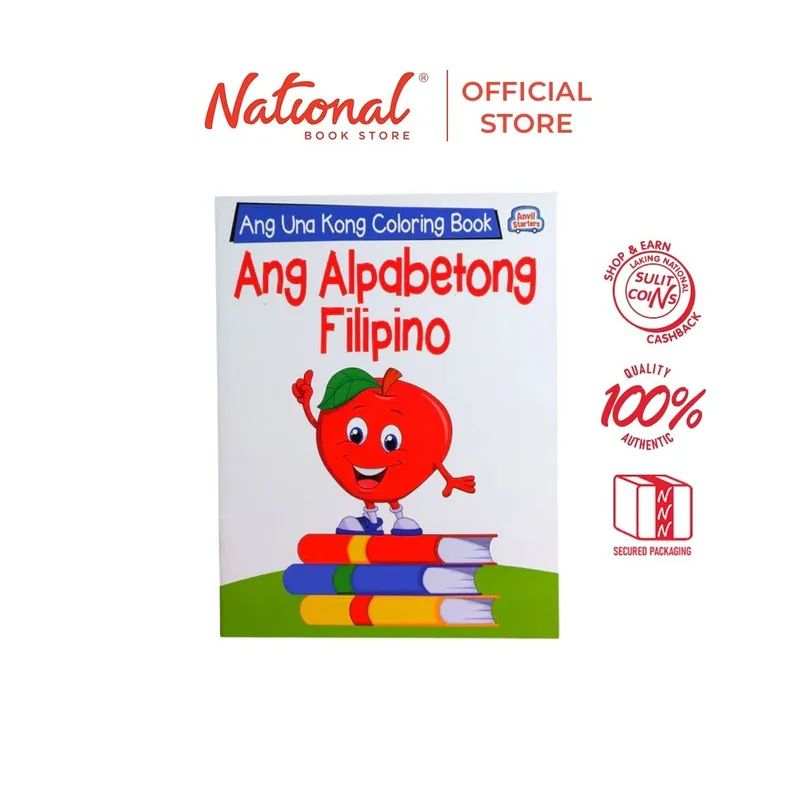 Authentic Ang Una Kong Coloring Book Ang Alpabetong Filipino - Trade Paperback - Activity & Workbooks for Kids