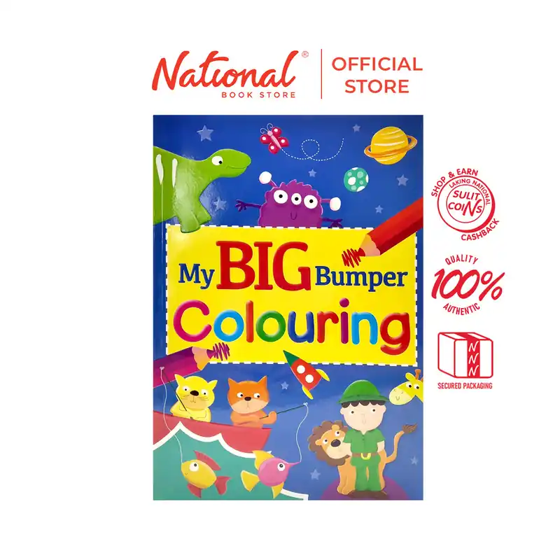 My Big Bumper Colouring, Blue - Trade Paperback - Activity Books Instant Buy