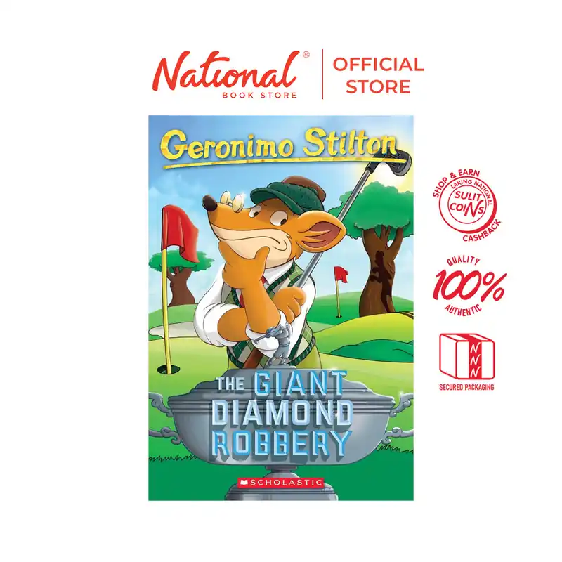 Geronimo Stilton 44: The Giant Diamond Robbery - Trade Paperback - Action & Adventure Express Delivery
