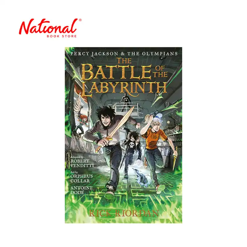 Percy Jackson and The Olympians: Battle of The Labyrinth Graphic Novel by Rick Riordan Get Yours