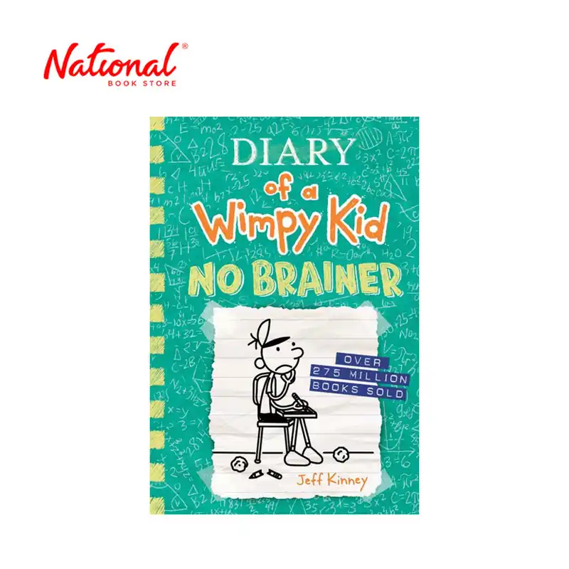 Same Day Shipping Diary Of A Wimpy Kid 18 No Brainer By Jeff Kinney - Trade Paperback - Children's Book