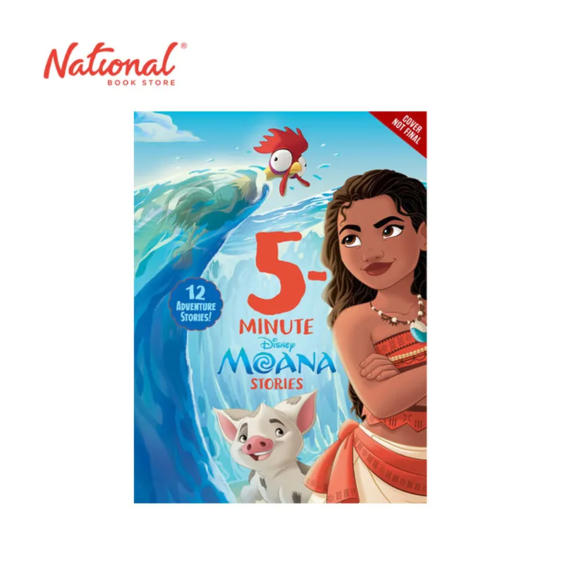 Bargain 5 Minute Moana Stories Hardcover - Children's Fiction