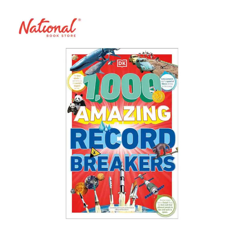 1,000 Amazing Record Breakers by DK - Trade Paperback - Children's Reference Reduced Price