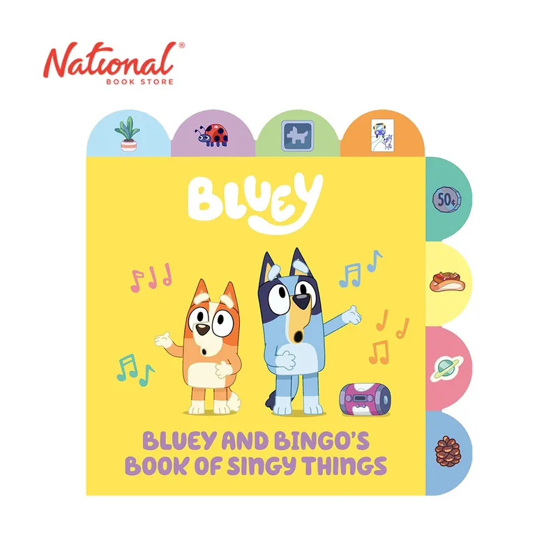 Deal Bluey And Bingo's Book Of Singy Things: A Tabbed - Board Book - Books for Kids
