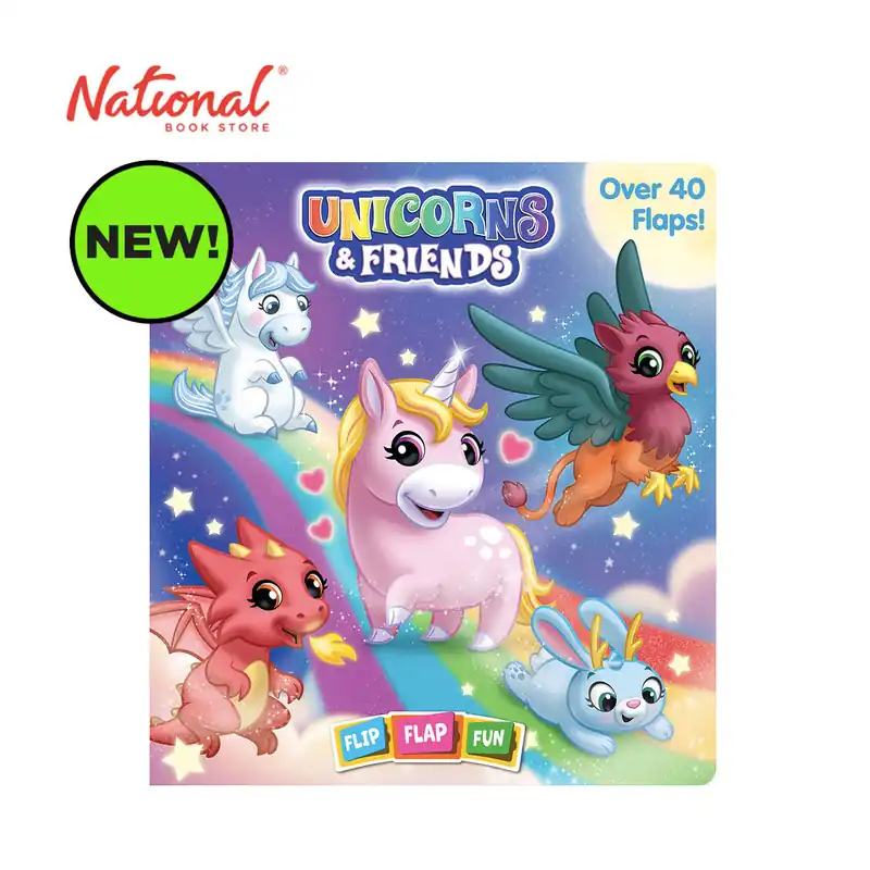 Super Sale Unicorns & Friends Flip Flap Fun Book - Trade Paperback
