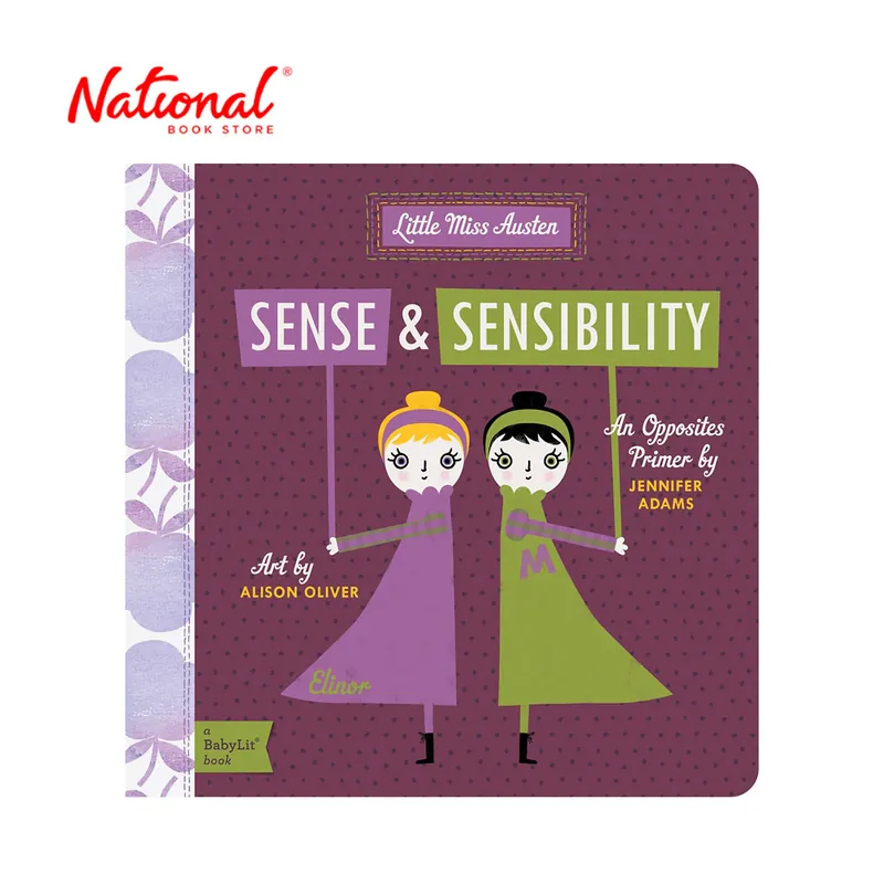 Fresh Stock Sense And Sensibility: A Babylit Opposites Primer By Jennifer Adams Board Book - Books for Kids