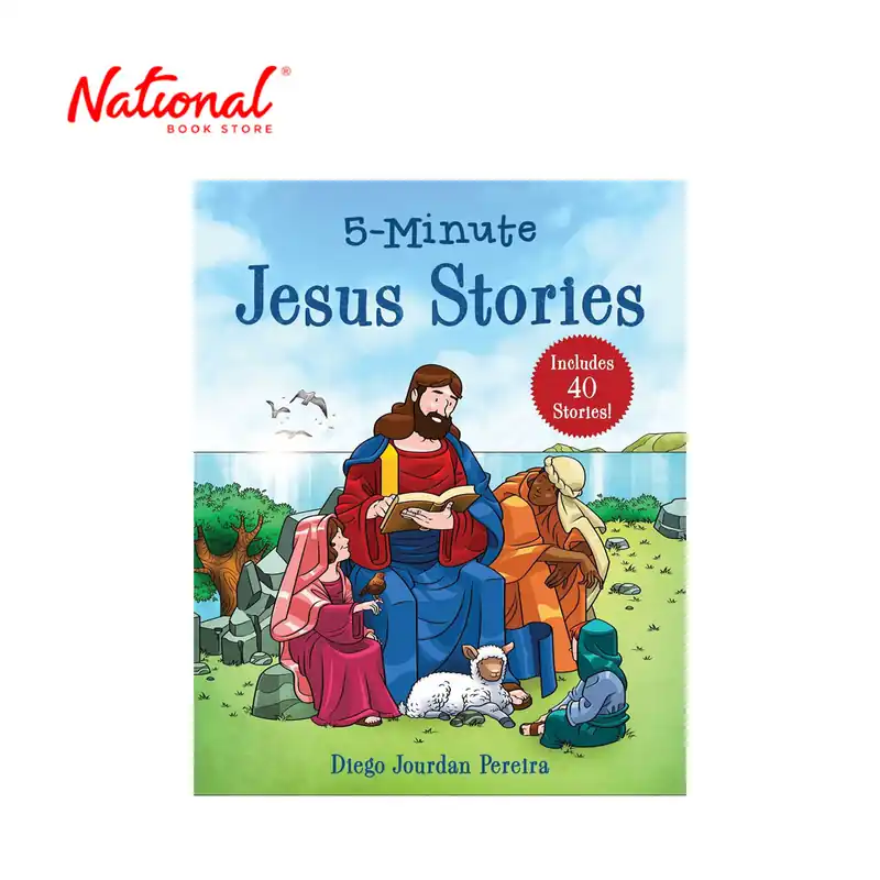 5-Minute Jesus Stories: Includes 40 Stories By Diego Jourdan Pereira - Hardcover - Bible Stories Special Offer