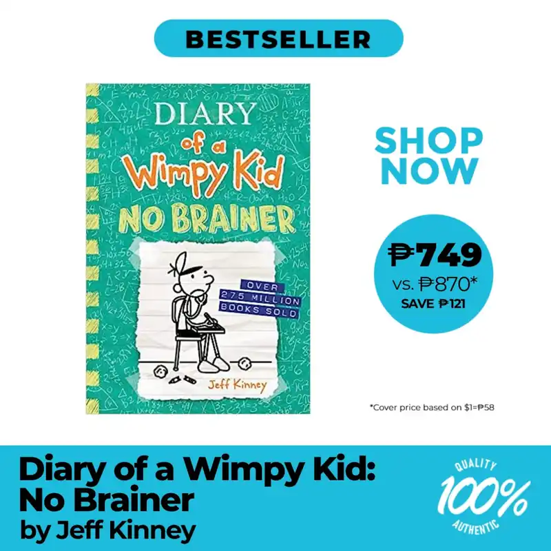 Exclusive Diary of A Wimpy Kid 18: No Brainer By Jeff Kinney - Hardcover - Children's Comics