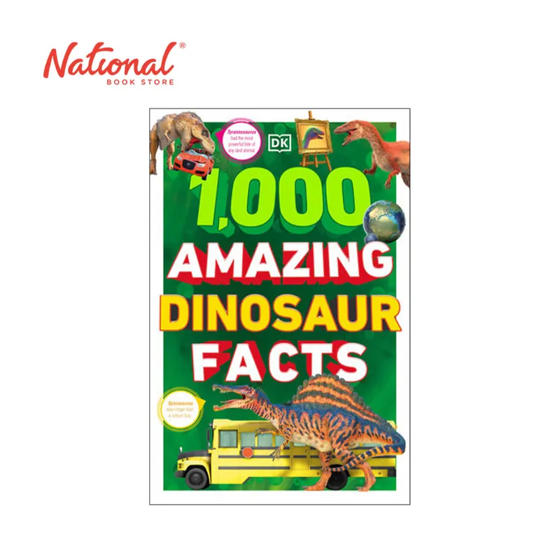 Original 1,000 Amazing Dinosaurs Facts By DK - Trade Paperback - Books for Kids