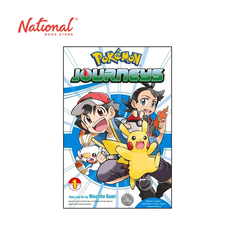 Pokemon Journeys 1 by Machito Gomi - Trade Paperback - Books for Kids - Manga Clearance