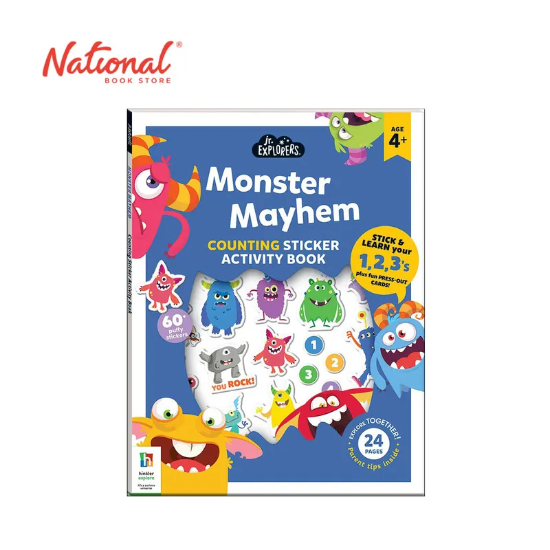 Limited Time Junior Explorers: Monster Mayhem Counting Activity Book - Trade Paperback - Activity for Kids