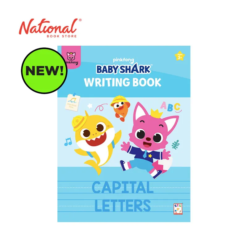 Pinkfong Baby Shark Writing Book Capital Letters - Trade Paperback - Books for Kids Hassle-Free Returns