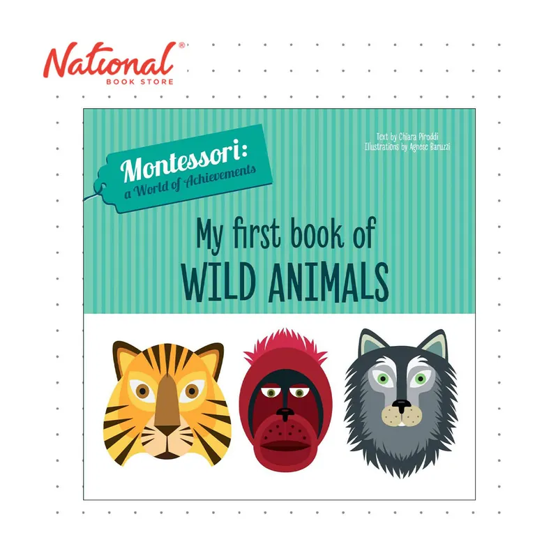 The Montessori Method: My 1st Book Of Wild Animals - Board Book - Books for Kids Direct From Factory