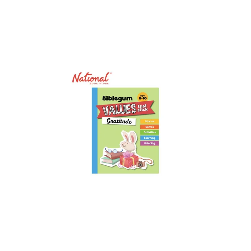 Values That Stick Gratitude - Trade Paperback - Storybooks for Kids Seasonal Sale
