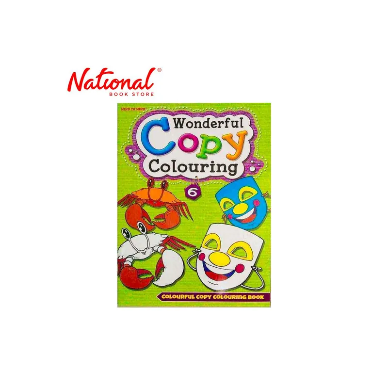 Wonderful Copy Colouring Book 6 Trade Paperback - Kids Activity Workbooks Reduced Price