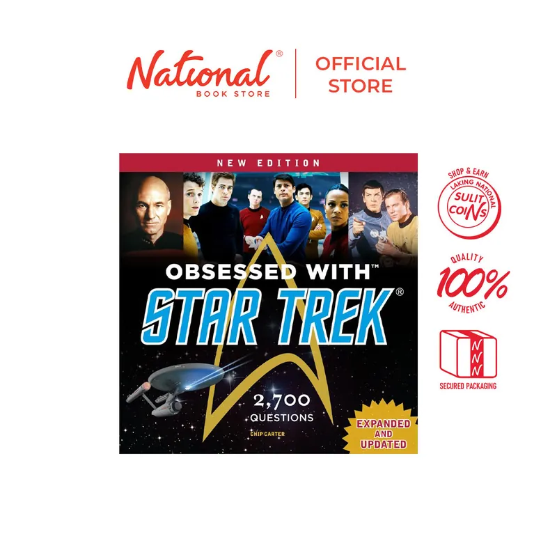 Best Choice Obsessed With Star Trek (Expanded And Updated) by Chip Carter - Hardcover