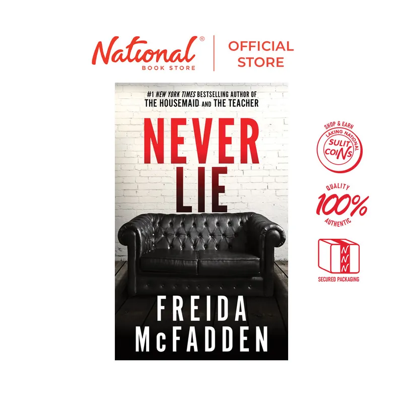 Bulk Order Never Lie by Freida Mcfadden - Trade Paperback - Thriller, Mystery & Suspense - Fiction