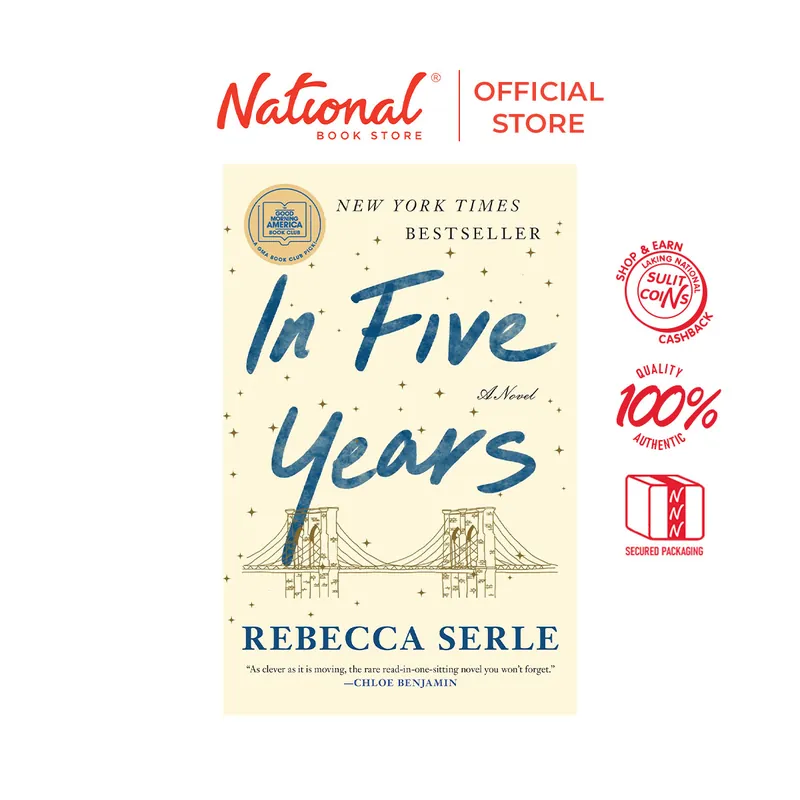 -SPECIAL ORDER- In Five Years: A Novel by Rebecca Serle - Trade Paperback - Romance Money Back Guarantee