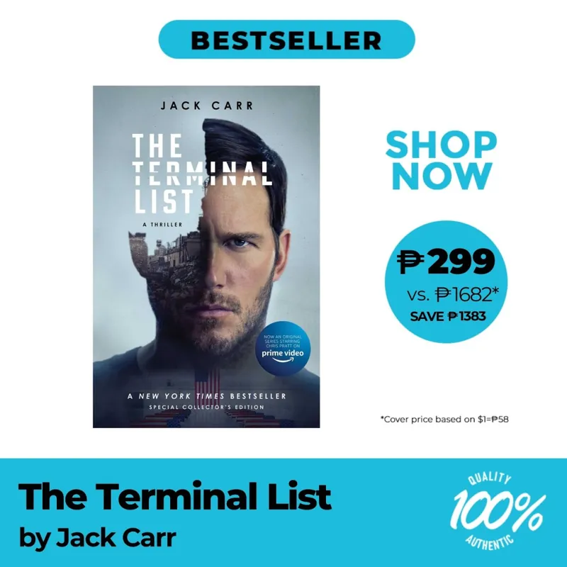 The Terminal List by Jack Carr - Hardcover - Thriller, Mystery & Suspense Fiction Reduced Price
