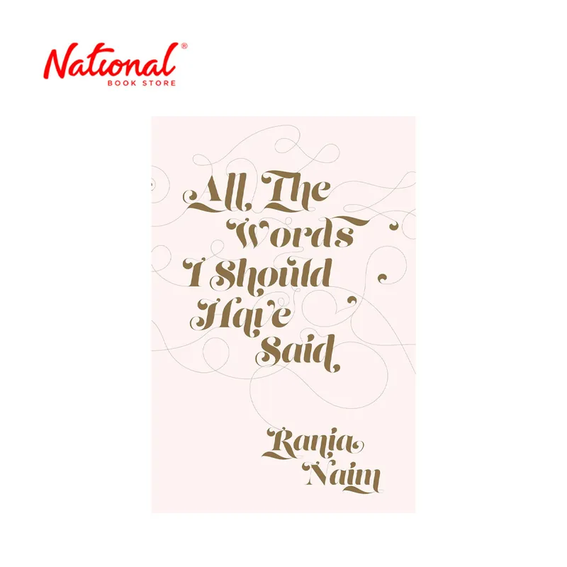 All The Words I Should Have by Rania Naim - Trade Paperback - Poetry - Poems Flash Sale