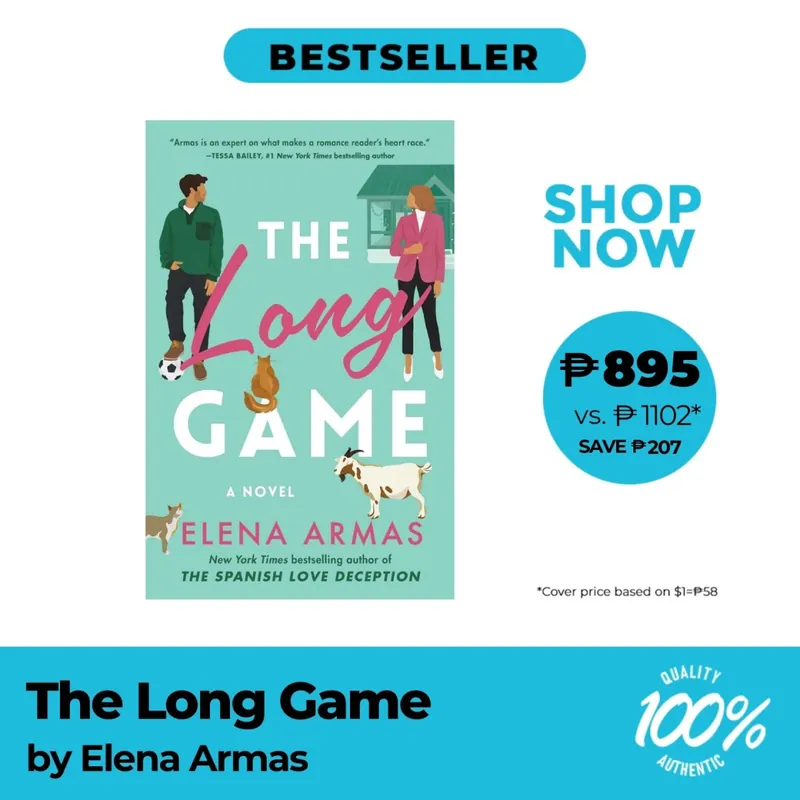 Top Rated The Long Game by Elena Armas - Trade Paperback - Romance Fiction