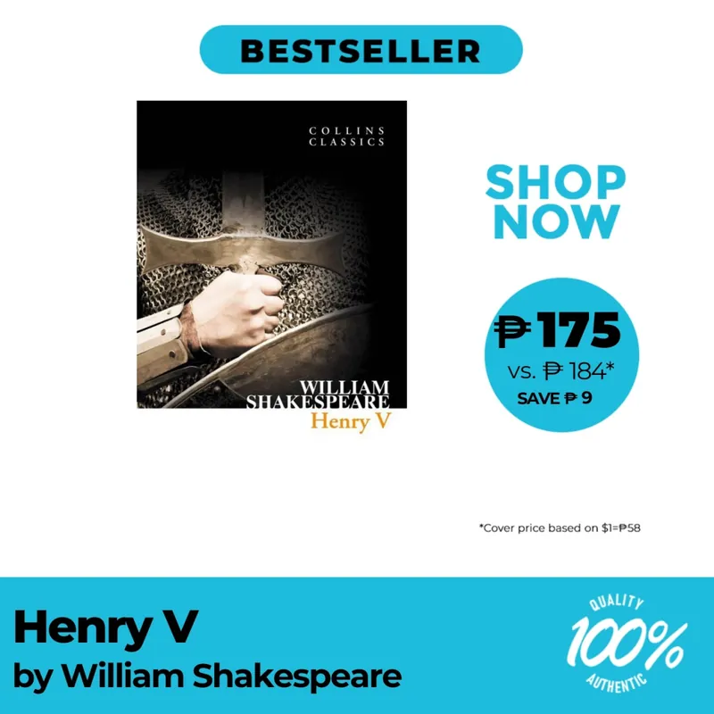 Buy Online Henry V by William Shakespeare - Mass Market - Classics - Fiction & Literature