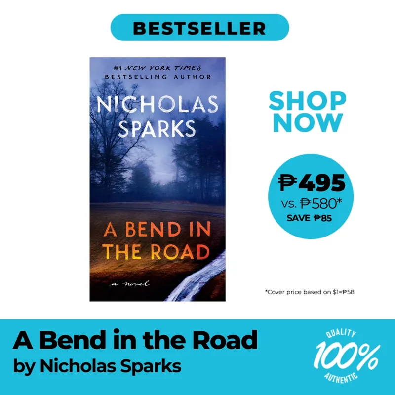 A Bend In The Road (2022) by Nicholas Sparks - Mass Market - Contemporary Fiction Free Shipping