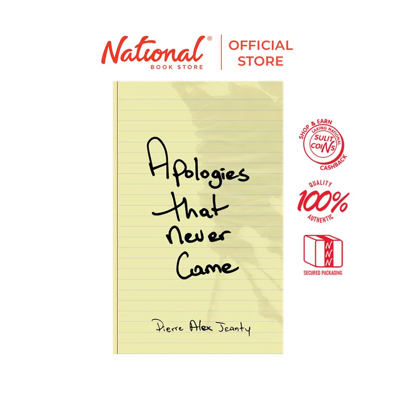 Sulit Reads 229: Apologies That Never Came by Pierre Alex Jeanty -Trade Paperback Trusted Brand