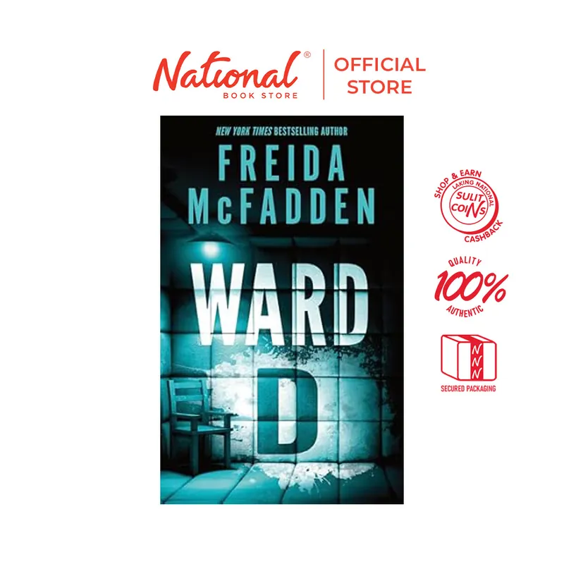 Ward D by Freida Mcfadden - Trade Paperback - Fiction & Literature - Thriller, Mystery & Suspense Authentic