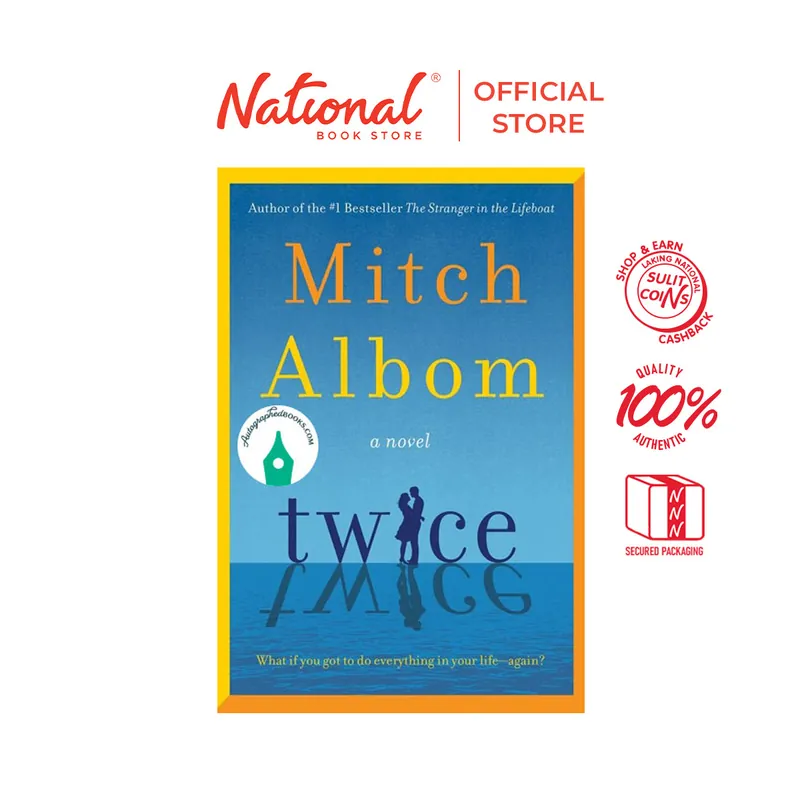 Twice Signed Copy by Mitch Albom - Hardcover - Contemporary Fiction Super Sale