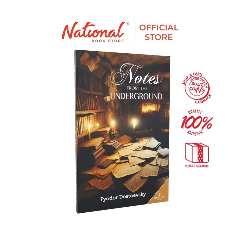 Holiday Sale Timeless Classics: Notes from the Underground by Fyodor Dostoevsky - Trade Paperback