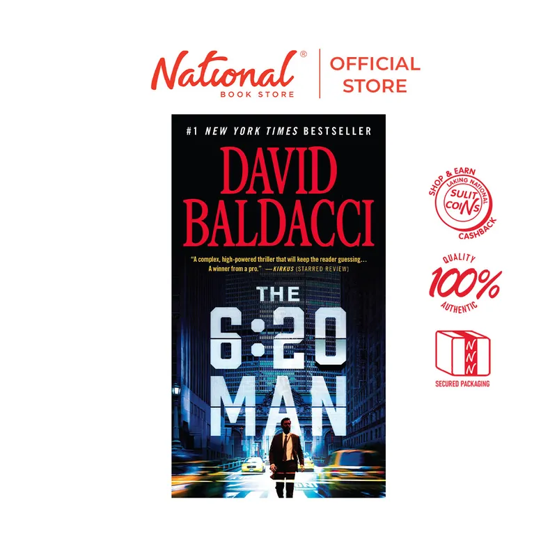 -SPECIAL ORDER- The 6:20 Man by David Baldacci - Mass Market - Thriller, Mystery & Suspense Today Only