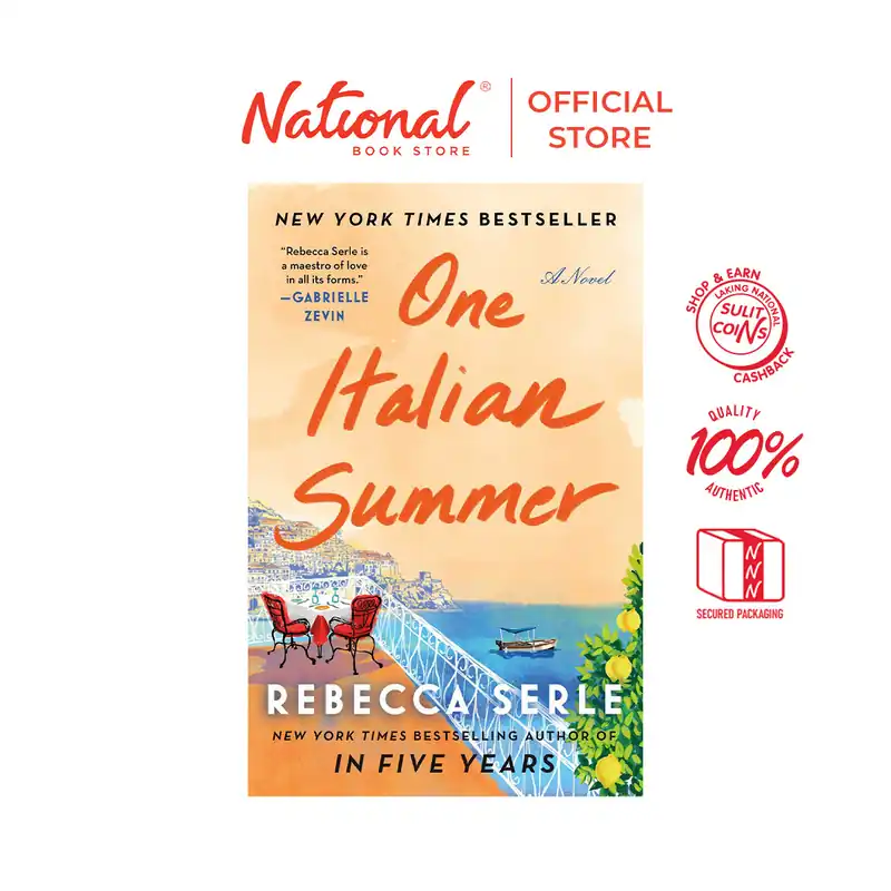 -SPECIAL ORDER- One Italian Summer: A Novel by Rebecca Serle - Trade Paperback - Romance Factory Price