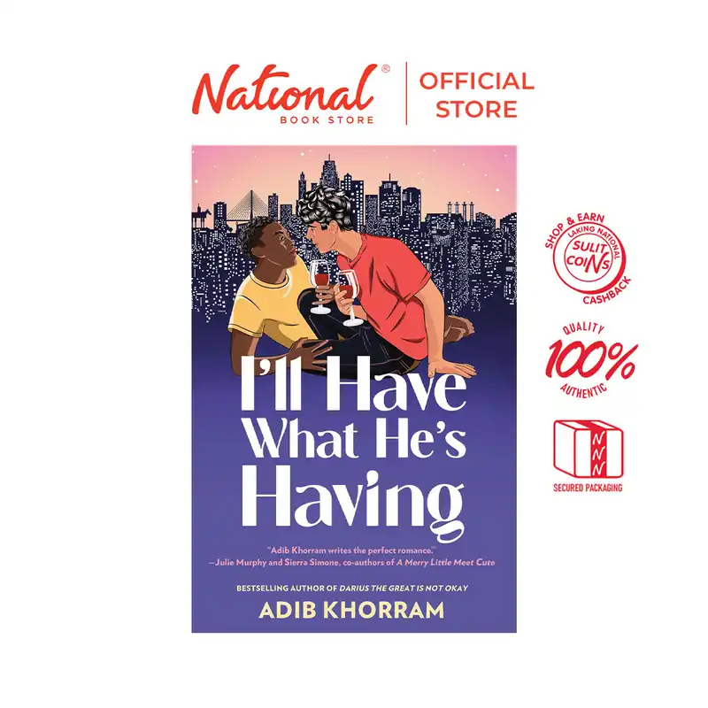-SPECIAL ORDER- I'll Have What He's Having by Adib Khorram - Trade Paperback - Romance Trusted Brand