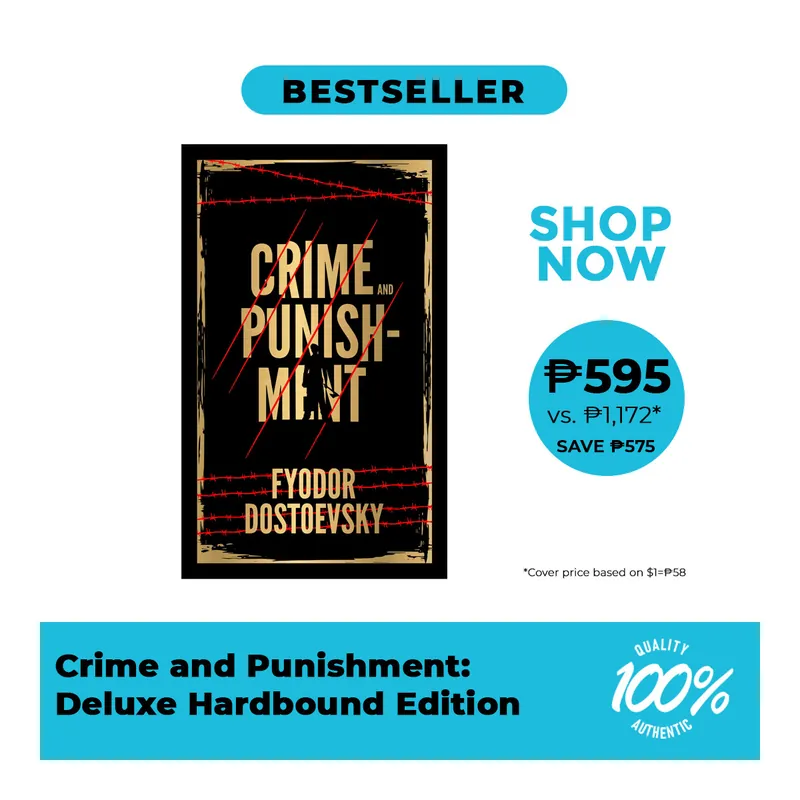 Crime And Punishment (Deluxe Edition) by Fyodor Dostoevsky - Hardcover - Classics Big Sale