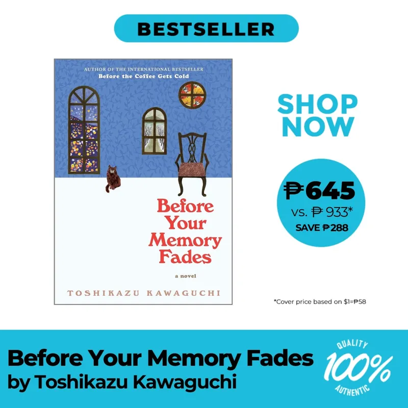 Best Seller Before Your Memory Fades by Toshikazu Kawaguchi - Trade Paperback - Contemporary Fiction