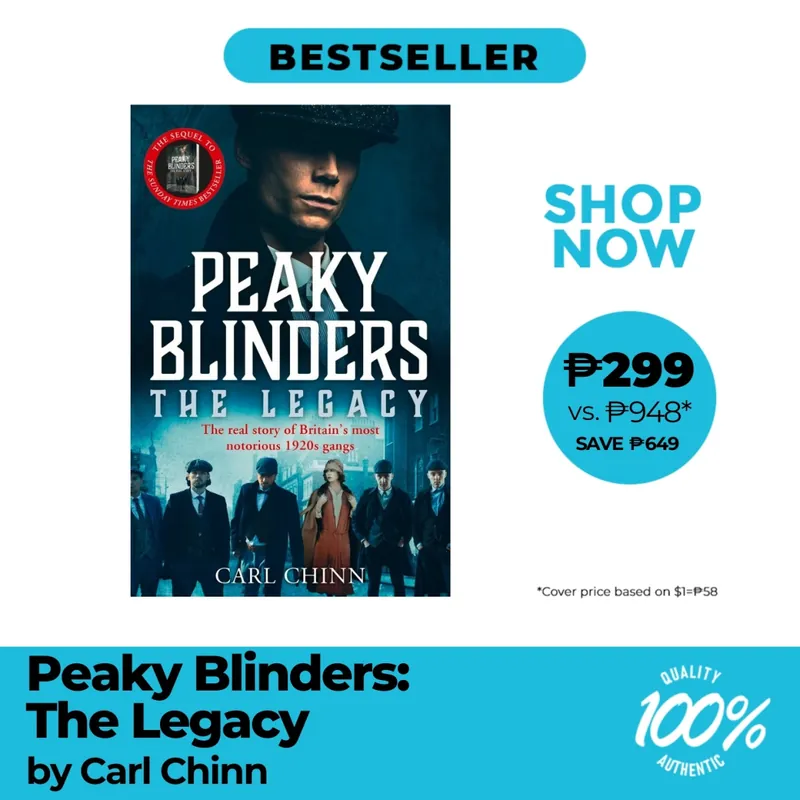 Peaky Blinders: The Legacy by Carl Chinn - Trade Paperback - Contemporary Fiction Must Have