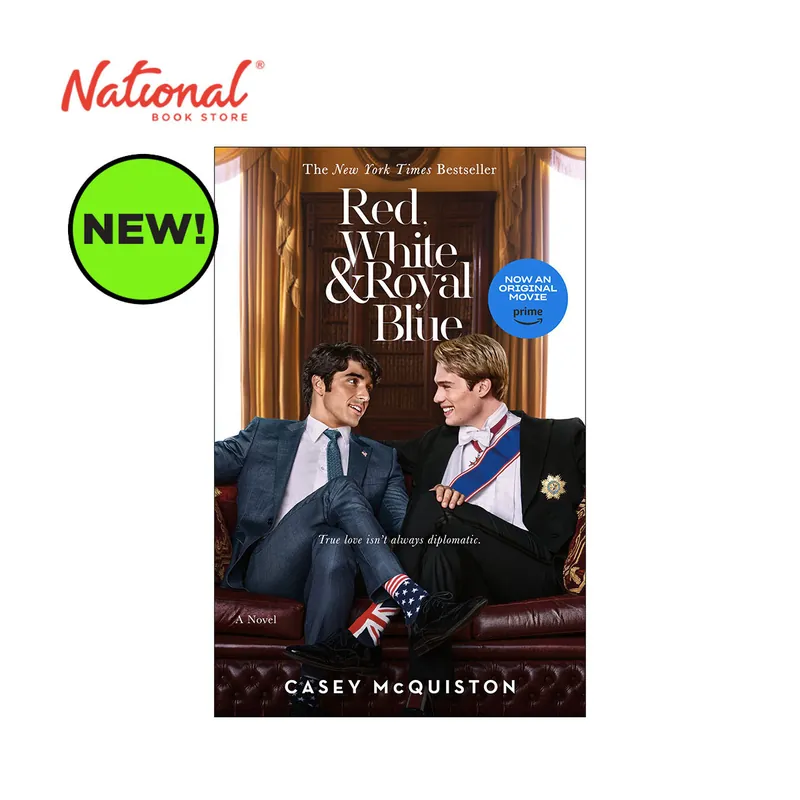 Authentic Red White And Royal Blue Movie Tie-In Edition by Casey Mcquiston - Trade Paperback - Romance Fiction