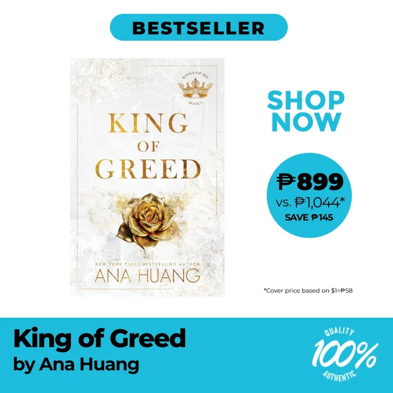 King of Greed by Ana Huang - Trade Paperback - Romance Fiction Limited Offer