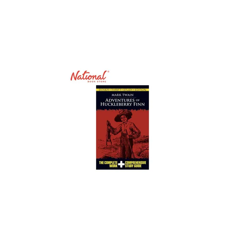 Adventures Of Huckleberry Finn Thrift Study Edition by Mark Twain - Trade Paperback - Classics Viral