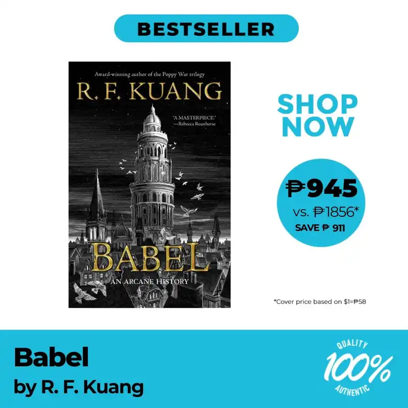 Weekend Sale Babel by R. F. Kuang - Trade Paperback - Sci-Fi - Fantasy - Horror