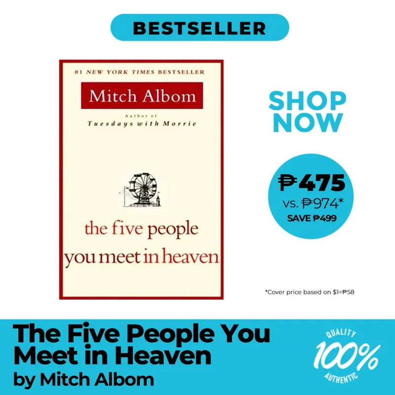 While Supplies Last THE FIVE PEOPLE YOU MEET IN HEAVEN (INTERNATIONAL EDITION)