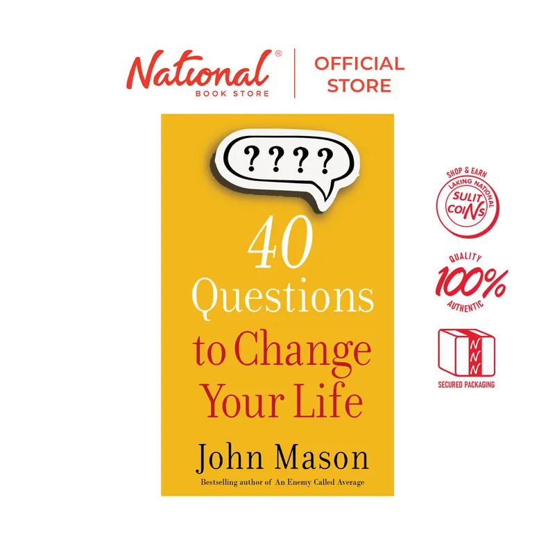 40 Questions To Change Your Lifeby John Mason - Trade Paperback - Psychology & Self-Help Best Seller