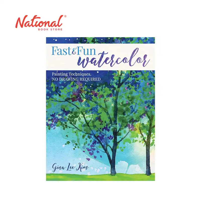 Fast & Fun Watercolor by Gina Lee Kim - Trade Paperback - Non-Fiction - Art Books Worldwide Shipping