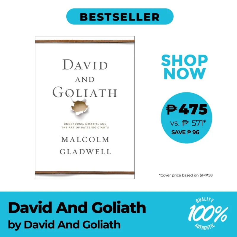 Limited Time David And Goliath by Malcolm Gladwell - Mass Market - Self-Help - Inspirational